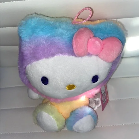Sanrio Hello Kitty Rainbow Sherbet Costume 7" Plush Stuffed Girls Doll NWT - Picture 7 of 7